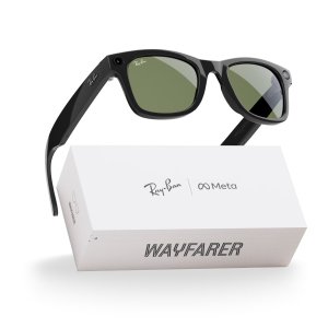 Ray-Ban Wayfarer 智能眼镜 黑色 绿镜片
