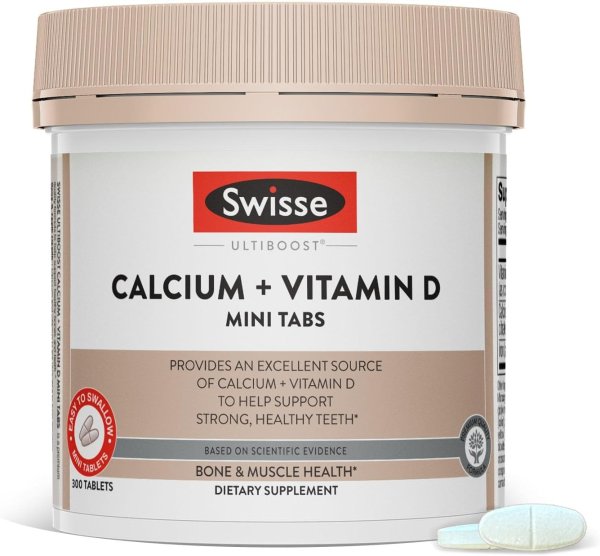 Swisse Calcium with Vitamin D3 830mg 300 Tablets