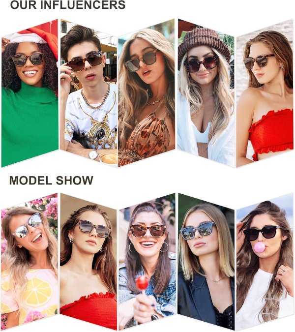 Classic Square Polarized Sunglasses SJ2050 UV400