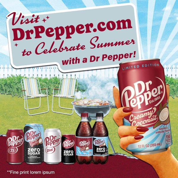 Dr Pepper 椰子味汽水 12罐装