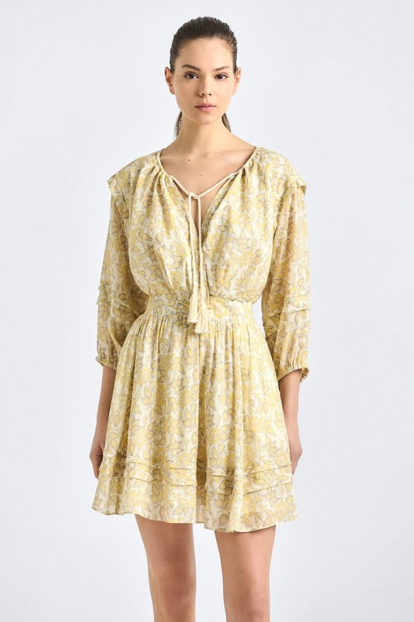 Derek Lam Solange 连衣裙 黄花
