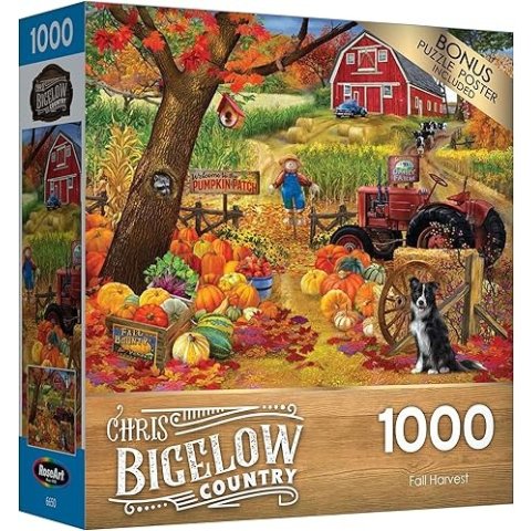 RoseArt Fall Harvest 拼图 1000片