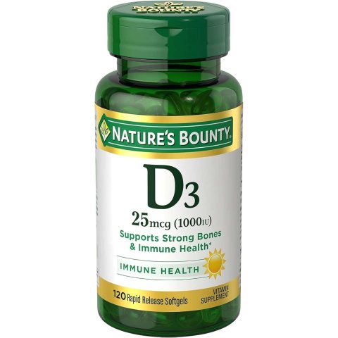  Vitamin D3 1000 Soft Gels 120 Count