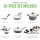 Nonstick Ceramic Cookware Set 16-Piece Gray
