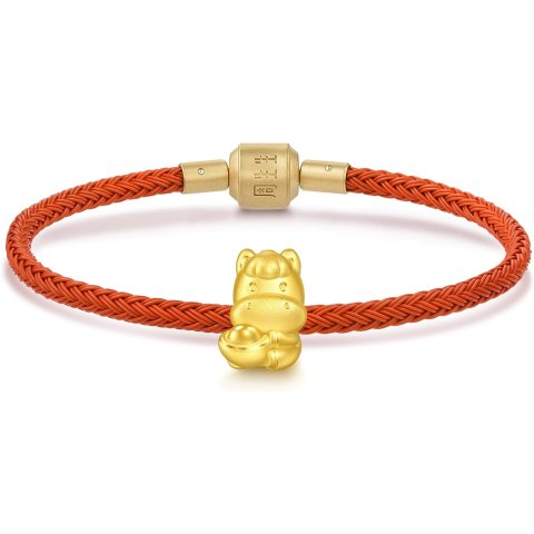 CHOW SANG SANG 95933C Gold Horse Bracelet 17cm