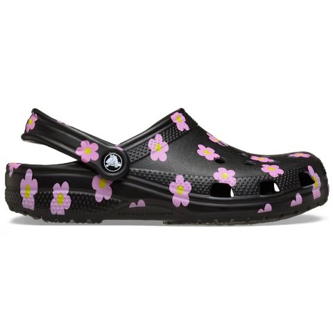 Crocs花卉洞洞鞋