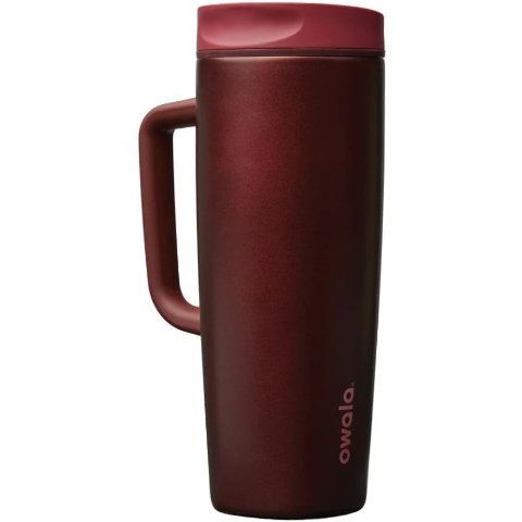 SmoothSip Stainless Steel Insulated Travel Mug 24oz Black Cherry