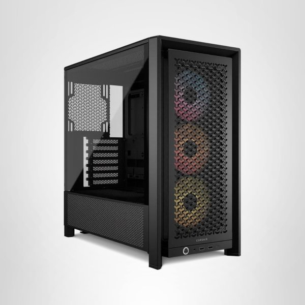  4000D RS Mid-Tower PC Case Black High Airflow