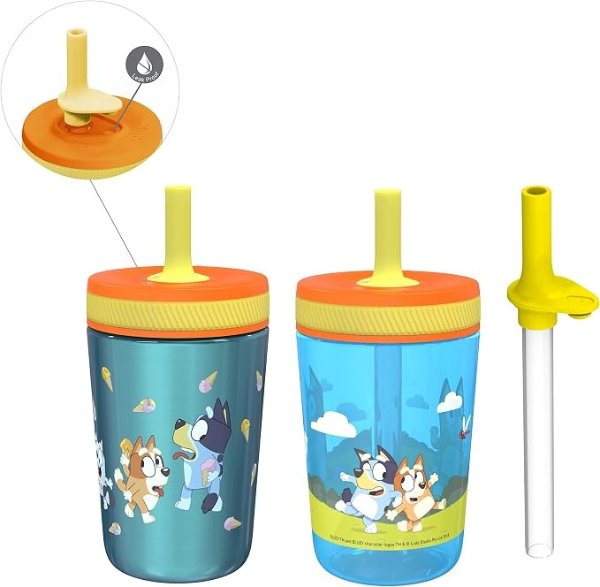 Zak Designs Bluey Kids Tumbler Set 3pc