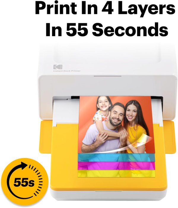 KODAK Dock Plus 4x6 Photo Printer 10 Sheets
