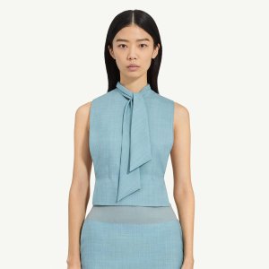 羊毛无袖上衣 $460