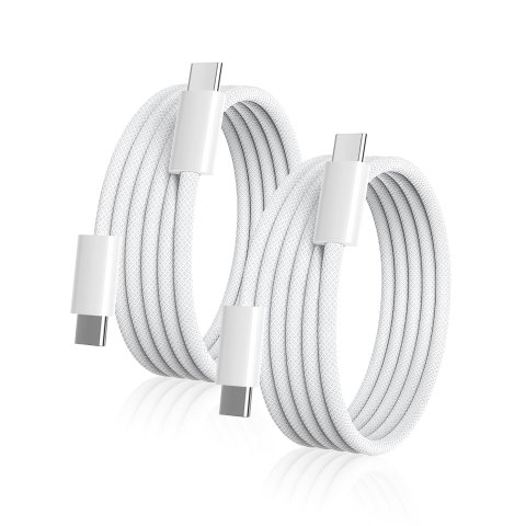 Wangmai USB C转USB C 快充线 6英尺 2条装