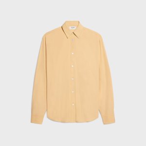 Celine ROUGE VIF 棉质衬衫 宽松版