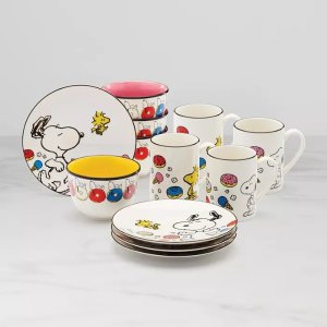 Lenox 史努比餐具12件套