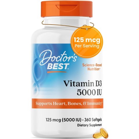  Vitamin D3 Softgels 360 Count