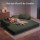 Cloud 89 Inch Corduroy Foldable Sofa Bed Green