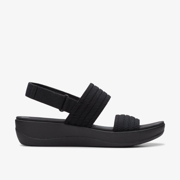  Arla Stroll Black Wedges for Women