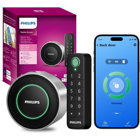 WiFi Smart Deadbolt Lock Fingerprint Silver