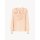 Silk V-neck Ruffled Blouse Pink