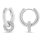 Amazon Essentials Hoop Earrings with Glass Circle