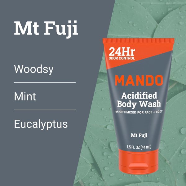 Mando 迷你沐浴露 1.5盎司 4种香型