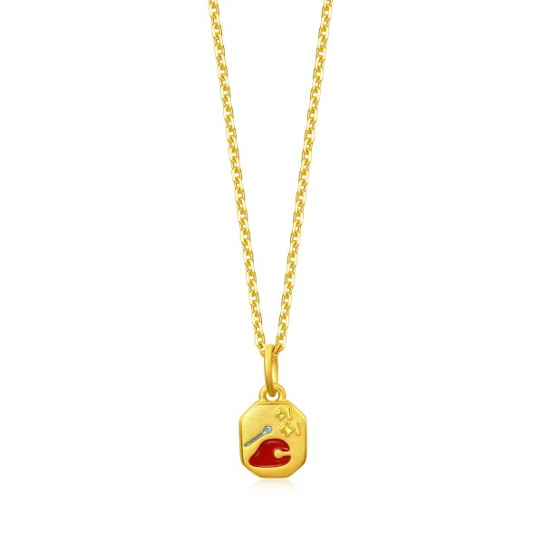 999 Gold Fortune Pendant