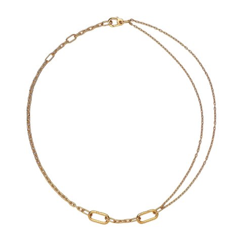 Me 14K Plated Link Chain Necklace