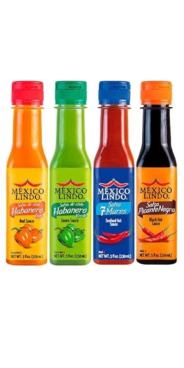 Mexico Lindo 辣酱组合 4瓶装 5盎司