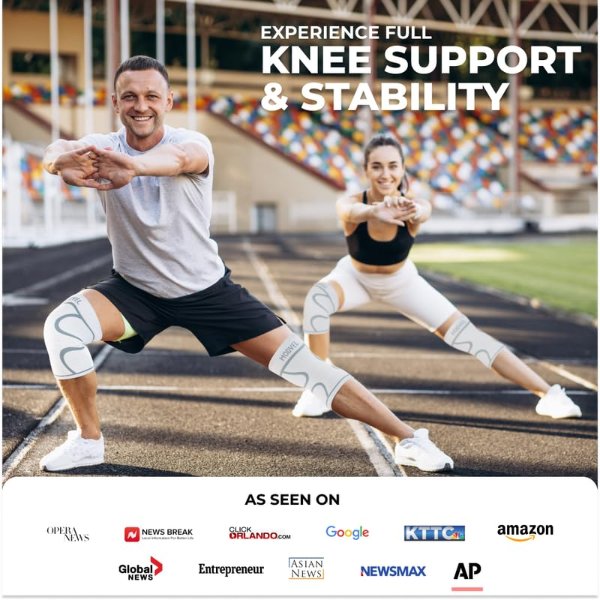 Modvel Knee Brace Compression Sleeve 2 Pack