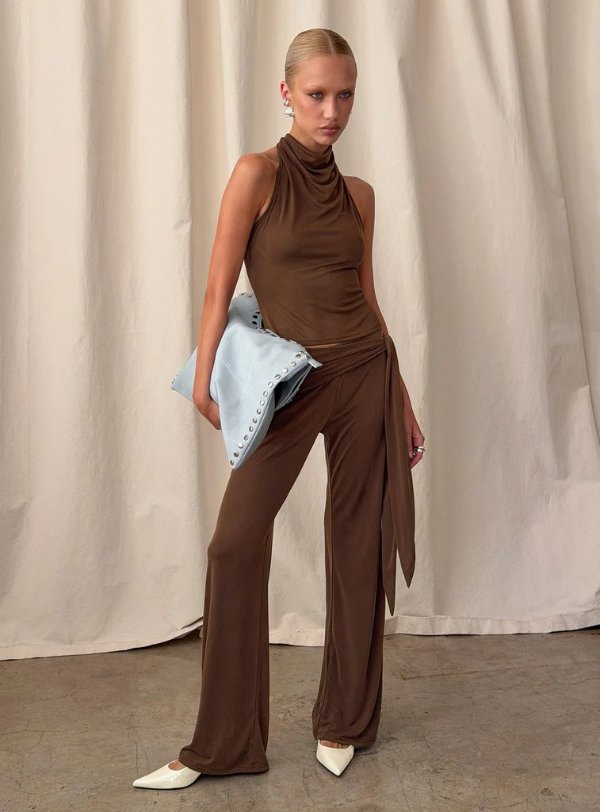 Andreana Pants Brown