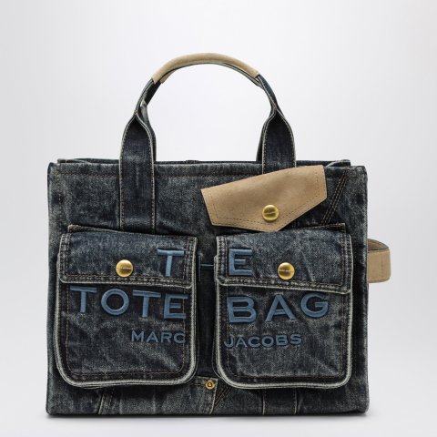 Moyen The Cargo Bag 牛仔拼麂皮托特包