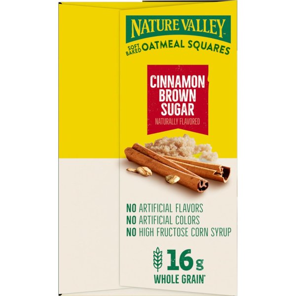 Soft Baked Oatmeal Squares Cinnamon Brown Sugar 12 Bars