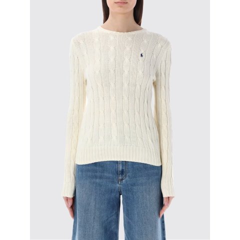 Cotton Crewneck Sweater White