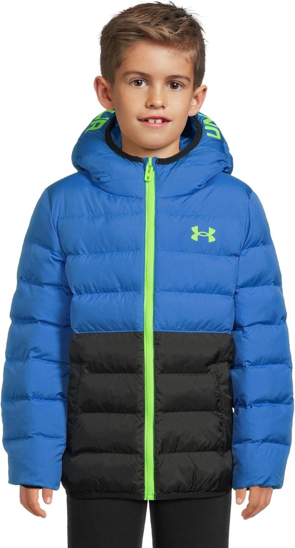 Boys Pronto Puffer Jacket Lightweight Water Repellent