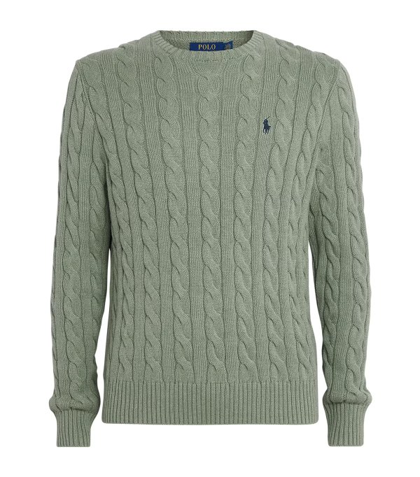  Cotton Cable-Knit Sweater