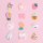 Flower Rubber Shoe Charms for Women
