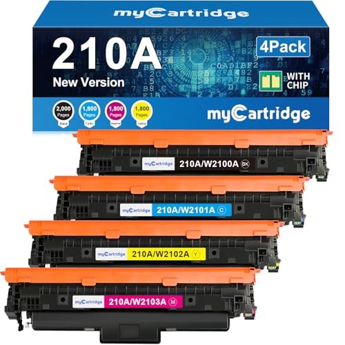 210A Toner Cartridges 4-Pack with Chip
