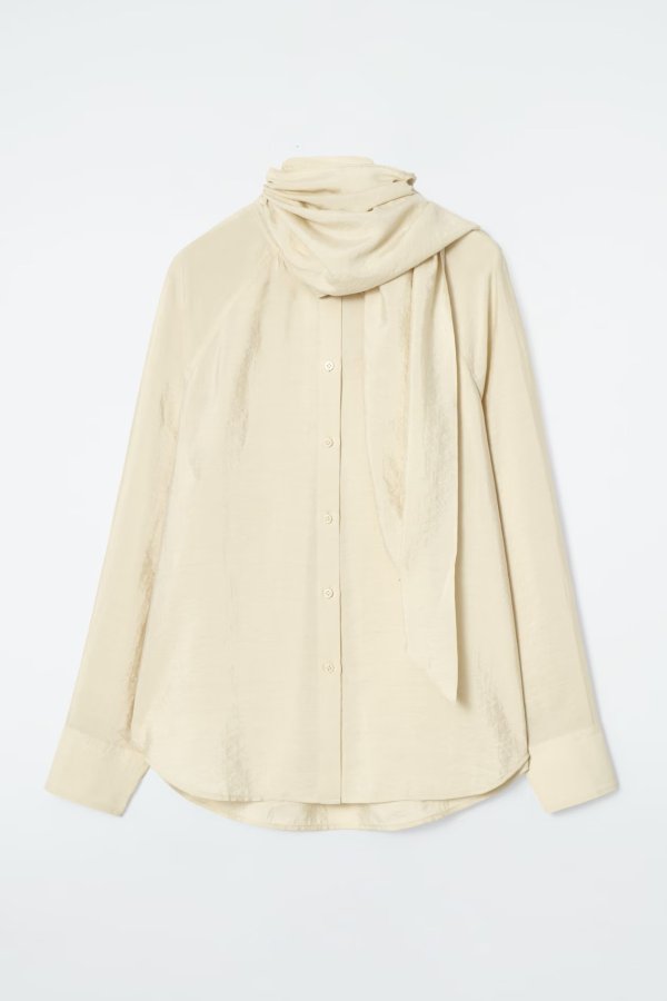 Silk Blouse Beige