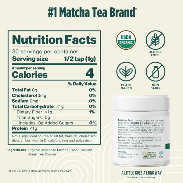 Jade Leaf Matcha 绿茶粉 30g