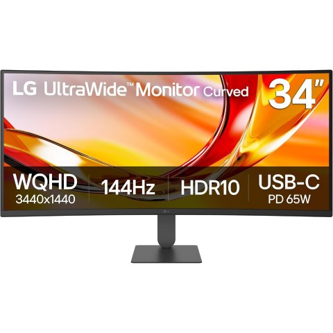 LG 34U640B-B 曲面显示器 34英寸