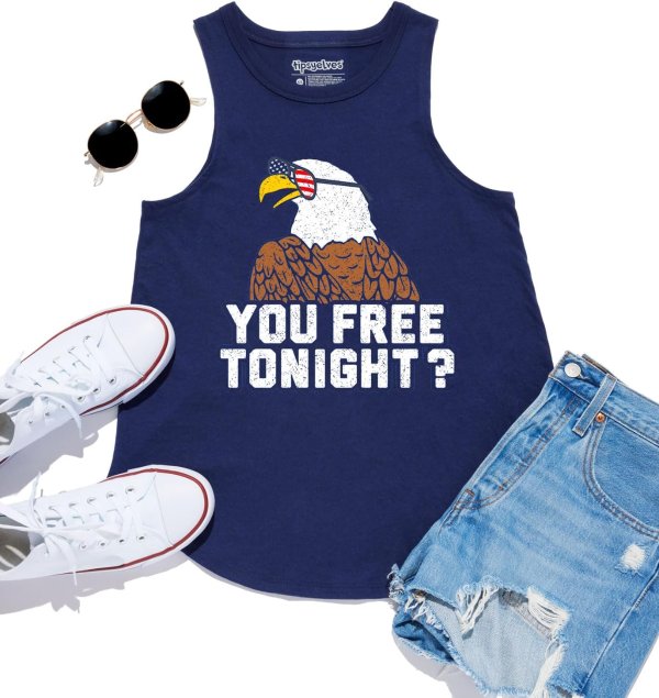 Tipsy Elves Women's American Flag Tank Top