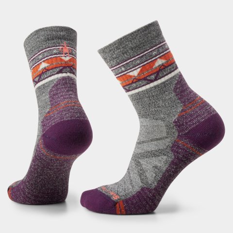 Hike Zig Zag Valley Mid Crew Socks Women