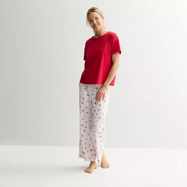 Sonoma Women's Pajama Top and Pants Set
