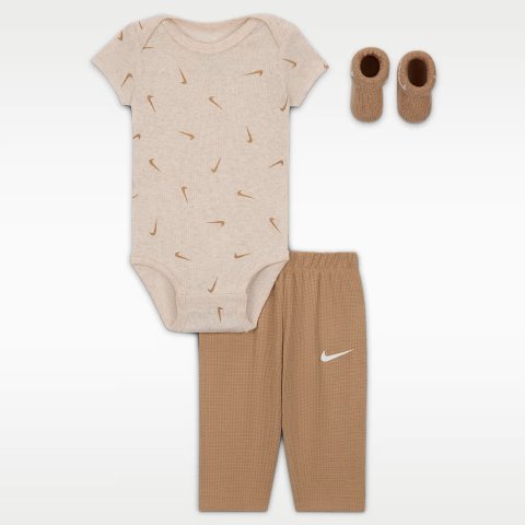 Nike婴儿连体衣裤套装 3件 0-9月
