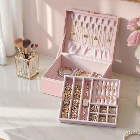 Jewelry Box UJBC208SA01S Jelly Pink