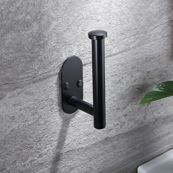 YIGII Black Toilet Paper Holder Stainless Steel