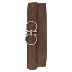 Salvatore Ferragamo Double Gancio 男士腰带