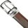 Nautica Men's Reversible Leather Belt Metal Buckle