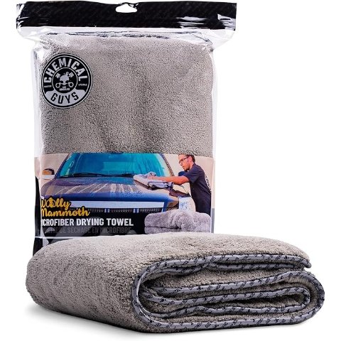 Woolly Mammoth 36x25 Inch Gray Microfiber Towel