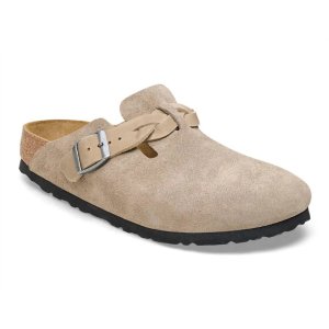 Birkenstock Boston 麂皮拖鞋 